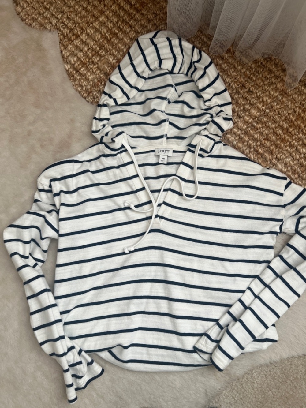 J.Crew Factory Striped hoodie